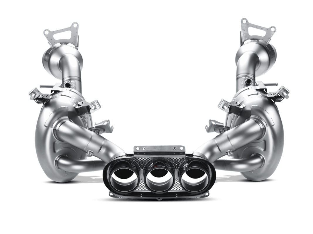 Akrapovic Link Pipe Set (Titanium) For Ferrari 458 Italia/458 Spider 2013