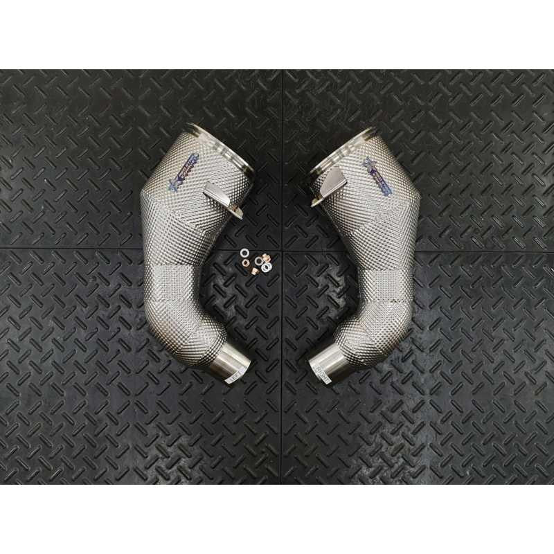 Redstar Inconel Competition (Catless) Competition Pipes for Porsche 911 Turbo 992