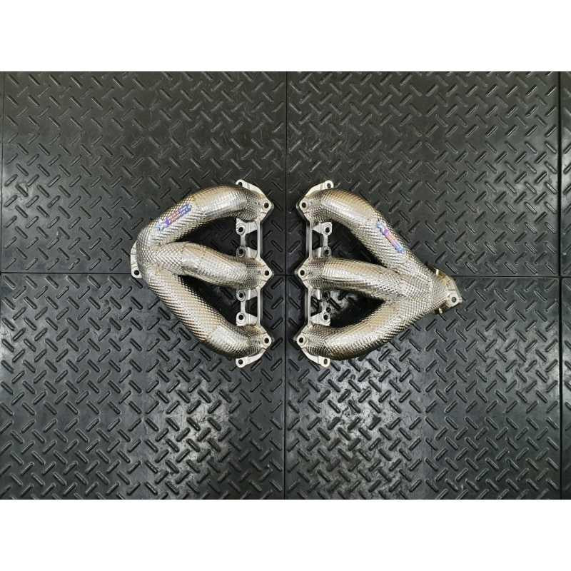 Redstar Inconel (Heat Shielded) Headers for Porsche 997.1 911 Turbo