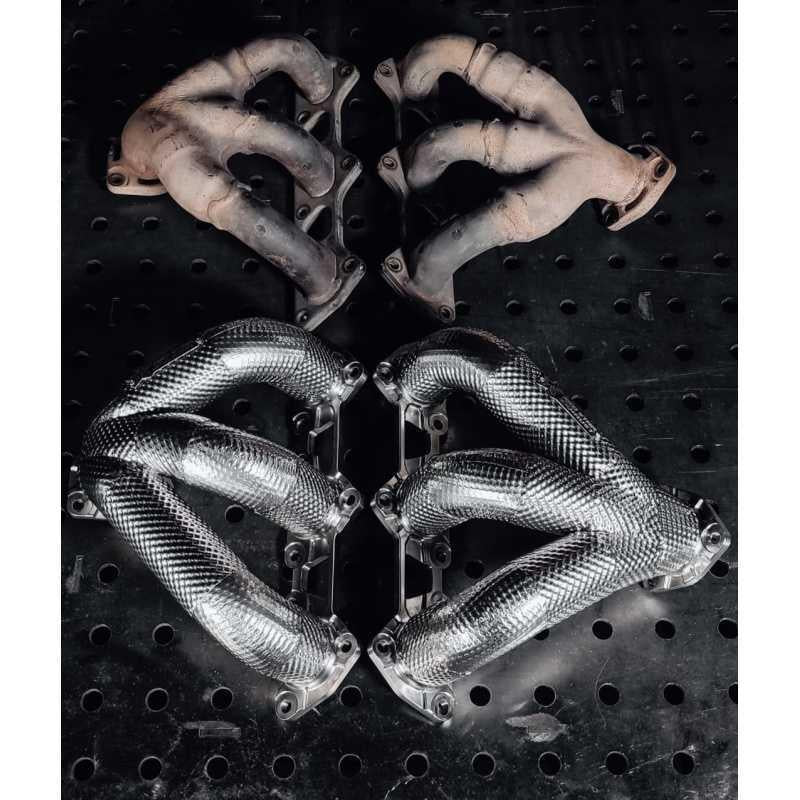 Redstar Stainless Steel Headers for Porsche 997.1 911 Turbo