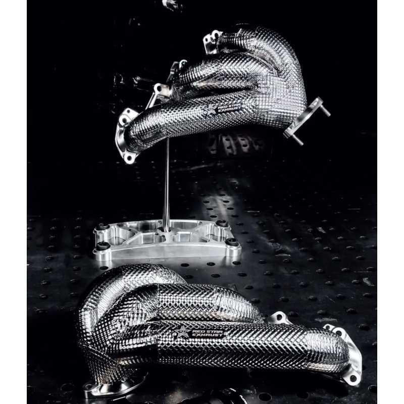 Redstar Stainless Steel (Heat Shielded) Front Resonator Delete for Audi C8 A6 A7 S6 S7