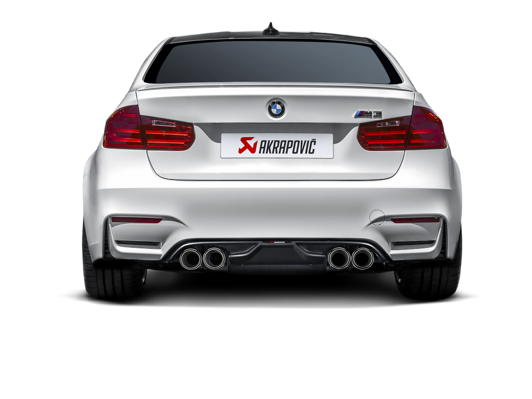Akrapovic Slip-On Line (Titanium) with Titanium/Carbon Tail Pipes for BMW M3 (F80)
