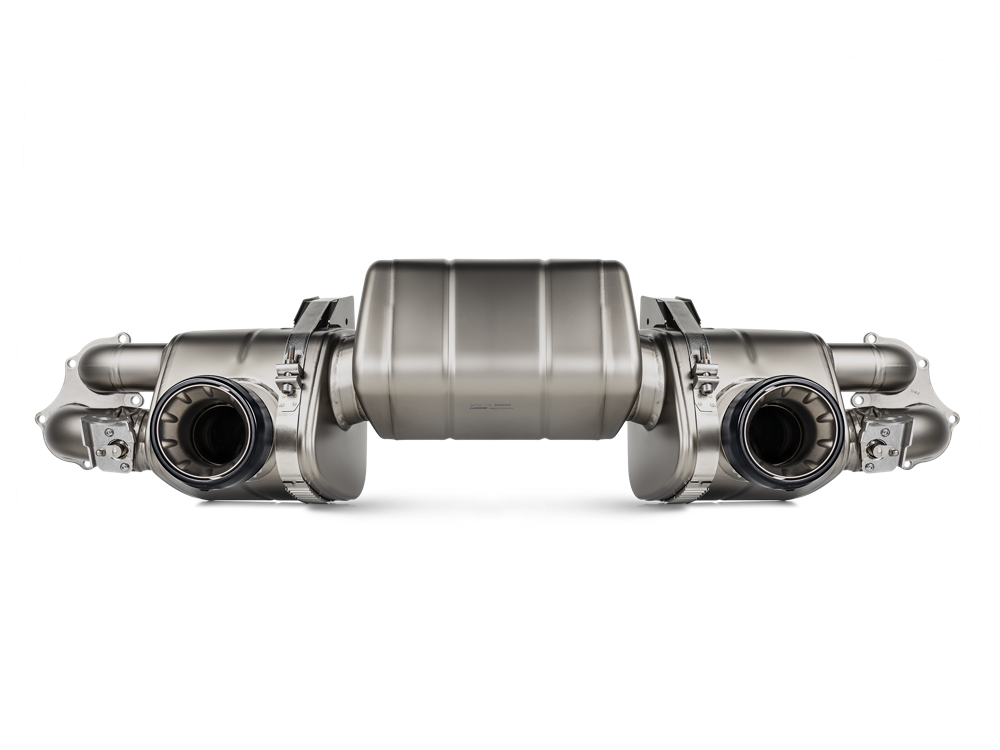 Akrapovic Slip-On Race Line (Titanium) for 2020 Porsche 718 Cayman/Boxster GT4 / GTS 4.0 / Spyder