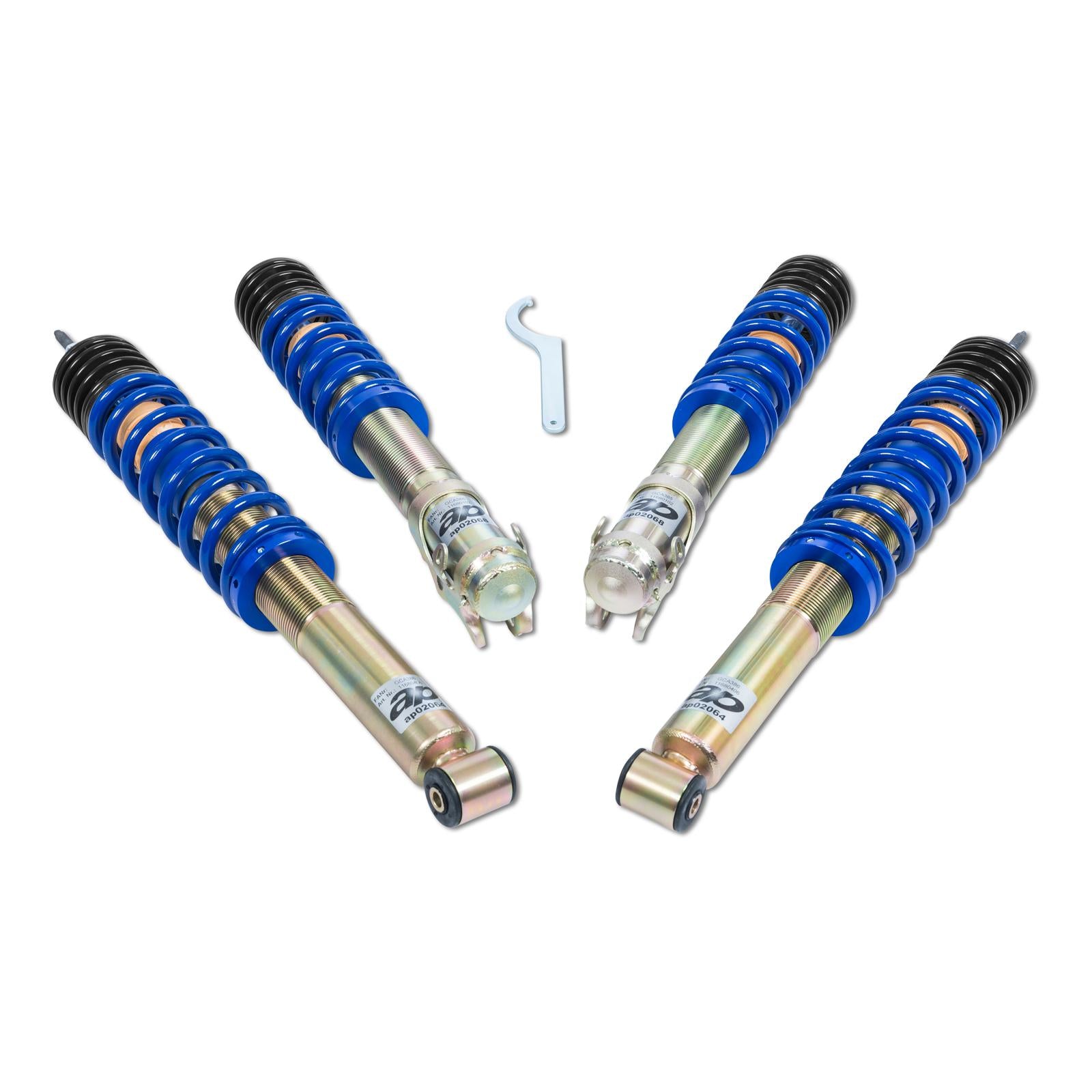 ap Coilover Suspension Galvanized Steel for VW (1H_) Golf III, (1E_) Golf III/IV Convertible & (1H2) Vento