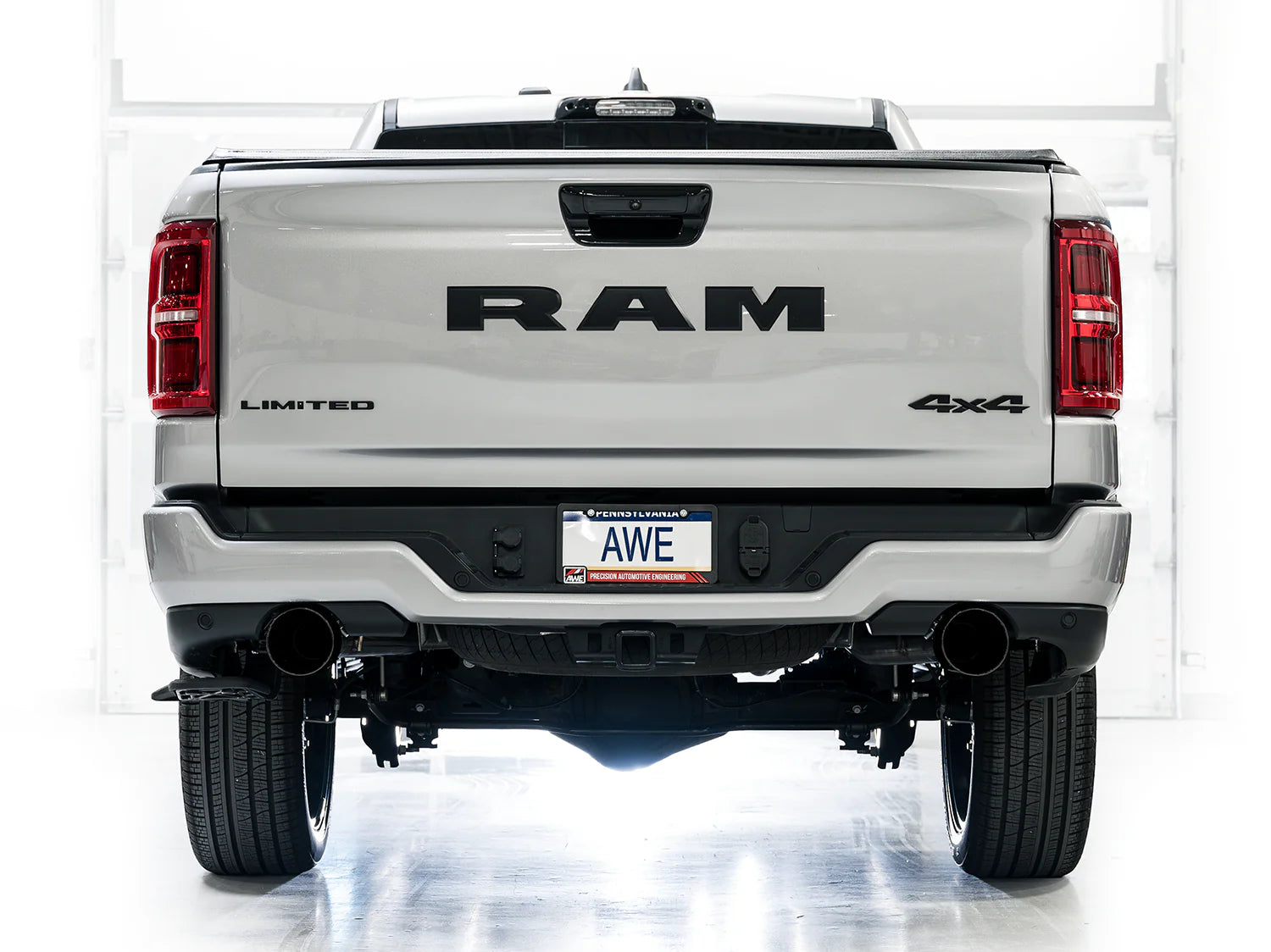 AWE 0FG Catback Exhaust for 2025+ RAM 1500 3.0TT Standard and High Output - Diamond Black Tips