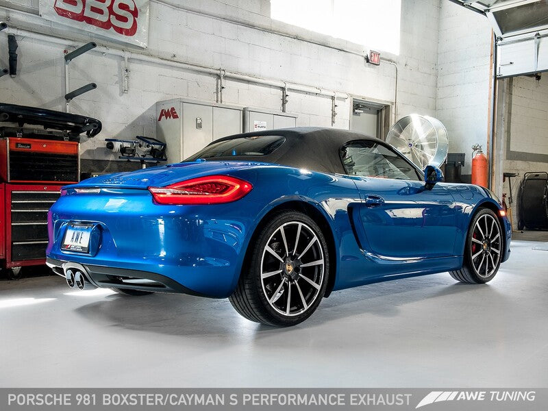 AWE Performance Exhaust For Porsche 981 Boxster/Cayman S