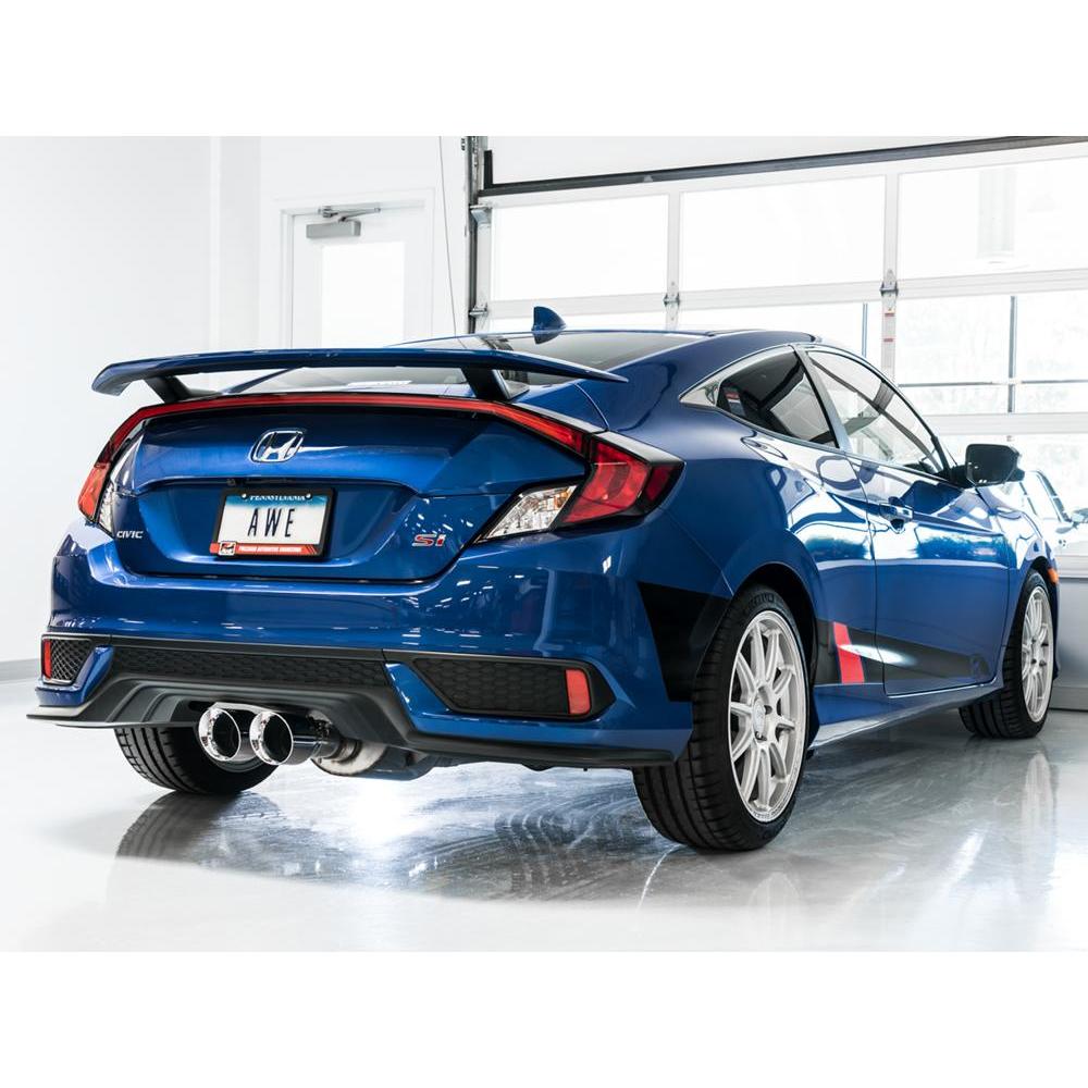 AWE 2016+ Honda Civic Si Touring Edition Exhaust with Front Pipe