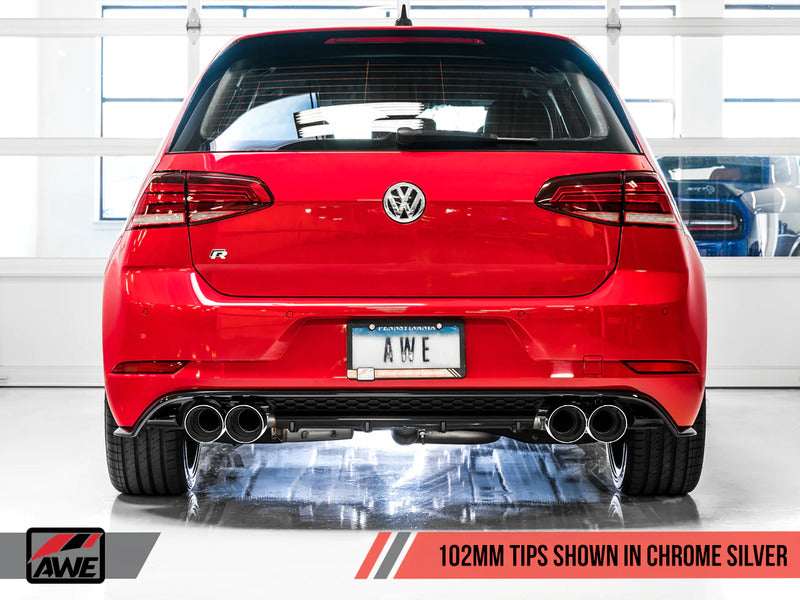 AWE MK7.5 Golf R Track Edition Exhaust with Tips