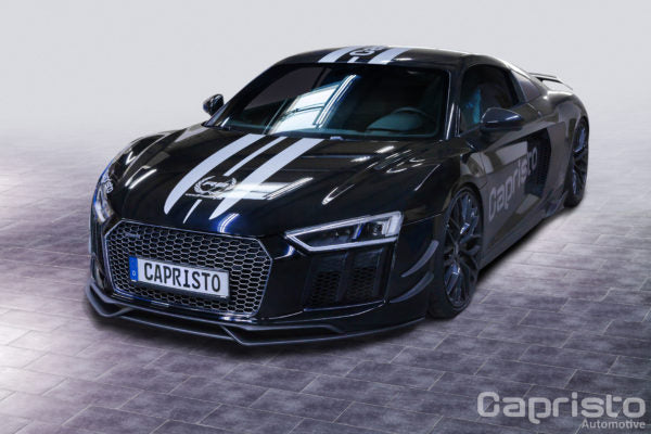 Capristo Carbon Fibre Front Spoiler To Suit Audi R8 V10 PLUS (2015-) - 03AU00810008KG