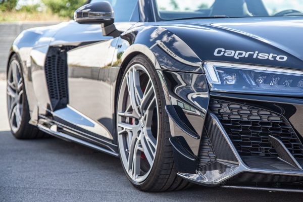 Capristo Carbon Fibre Side Fins To Suit Audi R8 4S PA (Gen2) Facelift - 03AU00810015KG