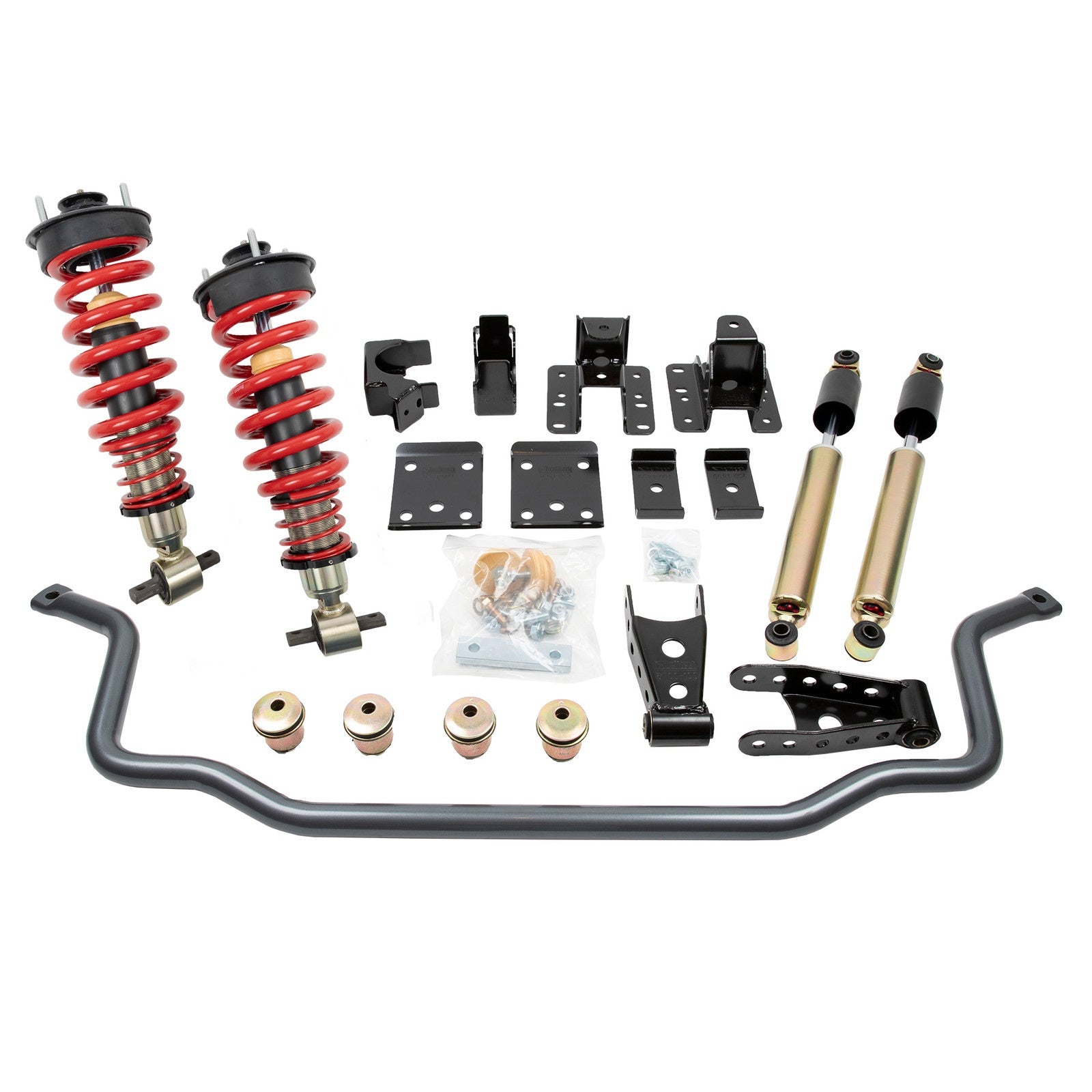 BELLTECH 646HKP PERFORMANCE HANDLING KIT PLUS W/ DAMPING/HEIGHT ADJUSTABLE FRONT COILOVERS