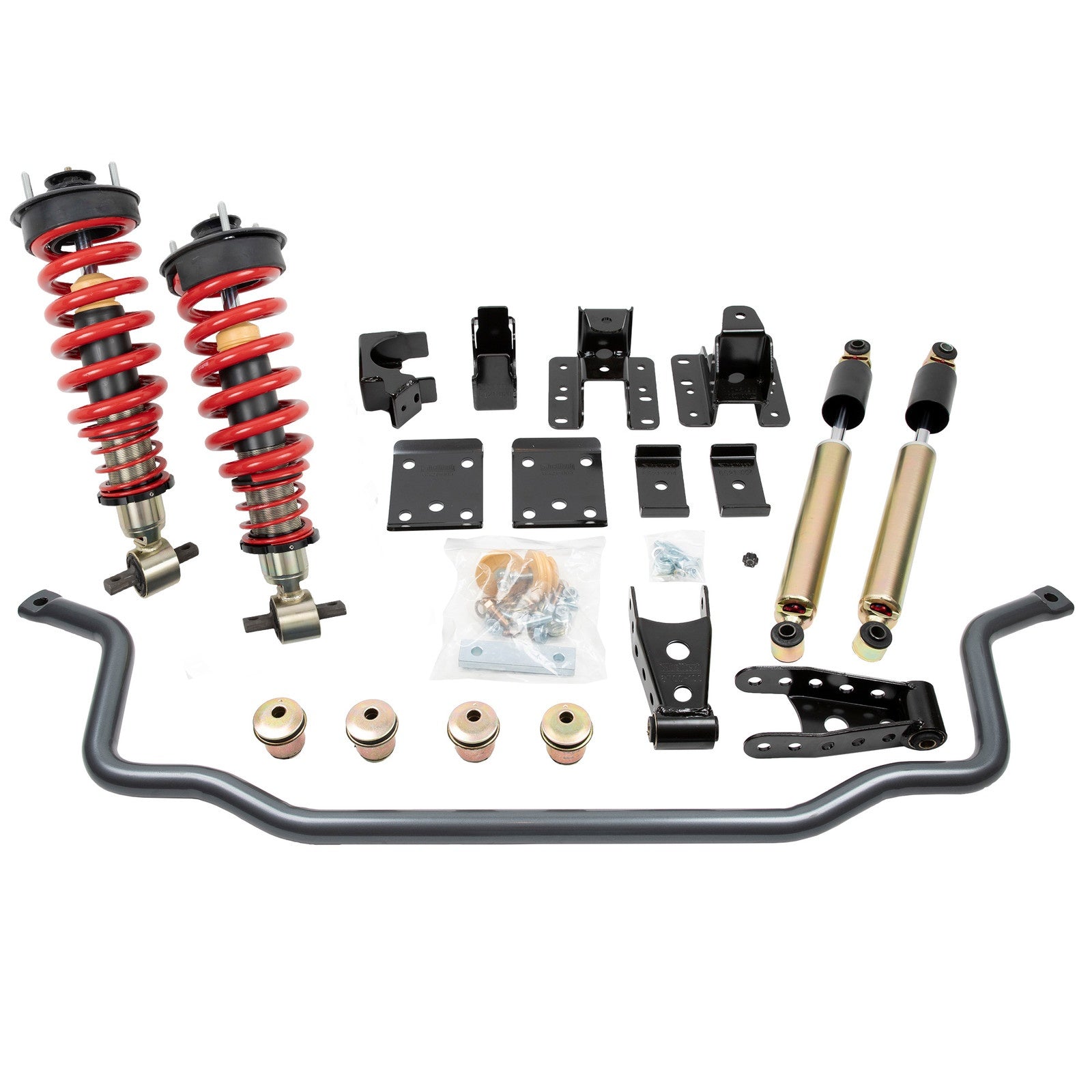 BELLTECH 646HKP PERFORMANCE HANDLING KIT PLUS W/ DAMPING/HEIGHT ADJUSTABLE FRONT COILOVERS
