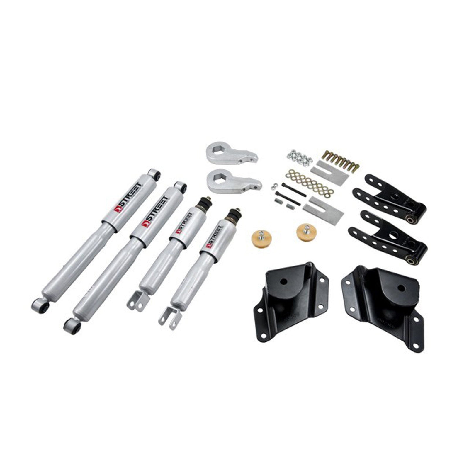 BELLTECH 654SP LOWERING KIT W/ SP SHOCKS (FRONT TORSION BAR SUSPENSION ONLY)