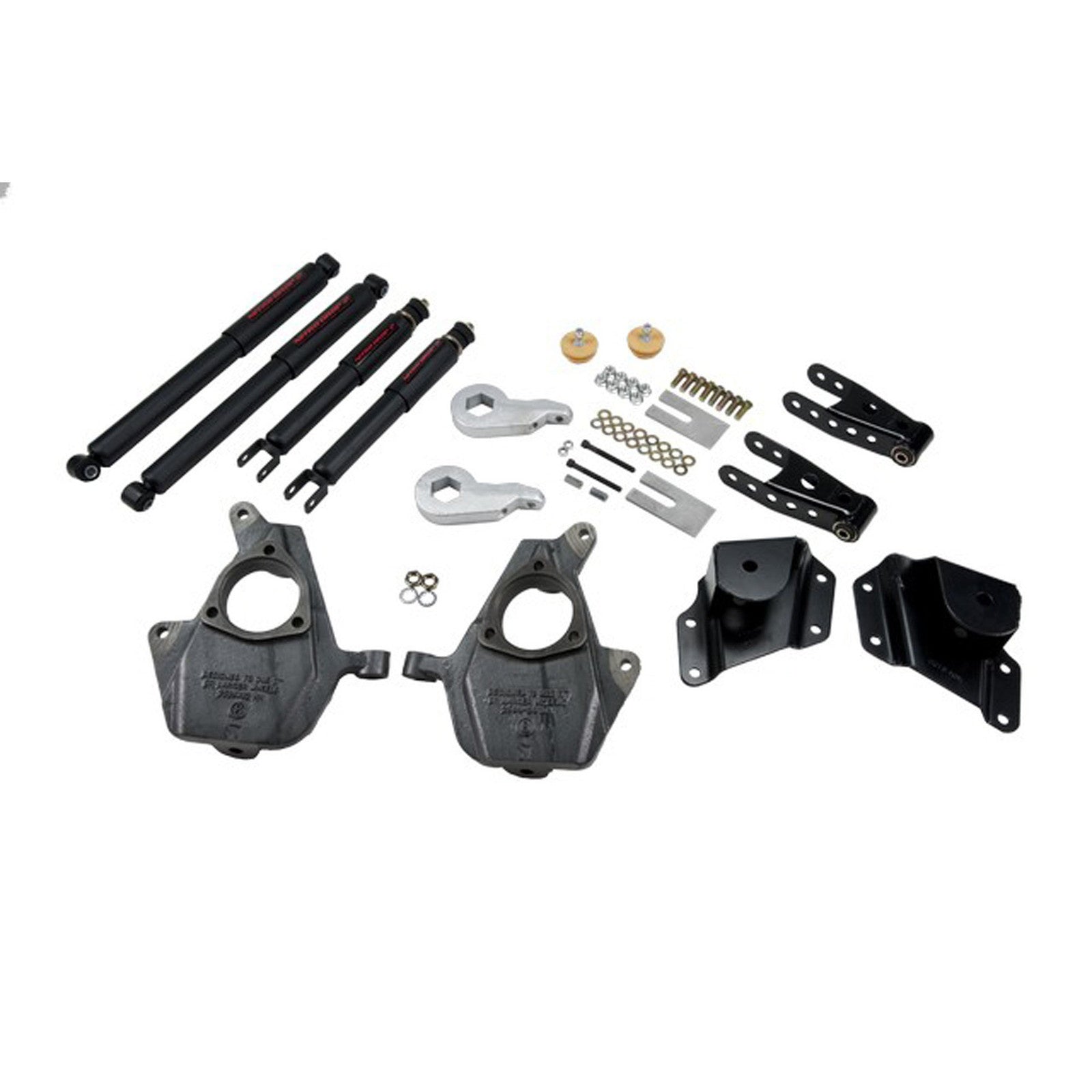 BELLTECH 656ND LOWERING KIT W/ ND2 SHOCKS (FRONT TORSION BAR SUSPENSION ONLY)
