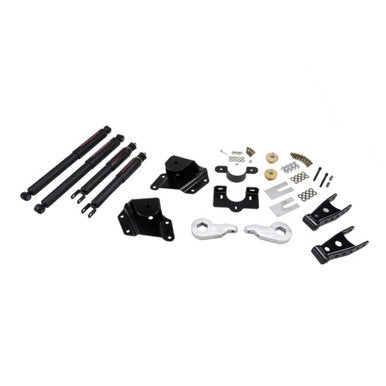 BELLTECH 659ND LOWERING KIT W/ ND2 SHOCKS (FRONT TORSION BAR SUSPENSION ONLY)