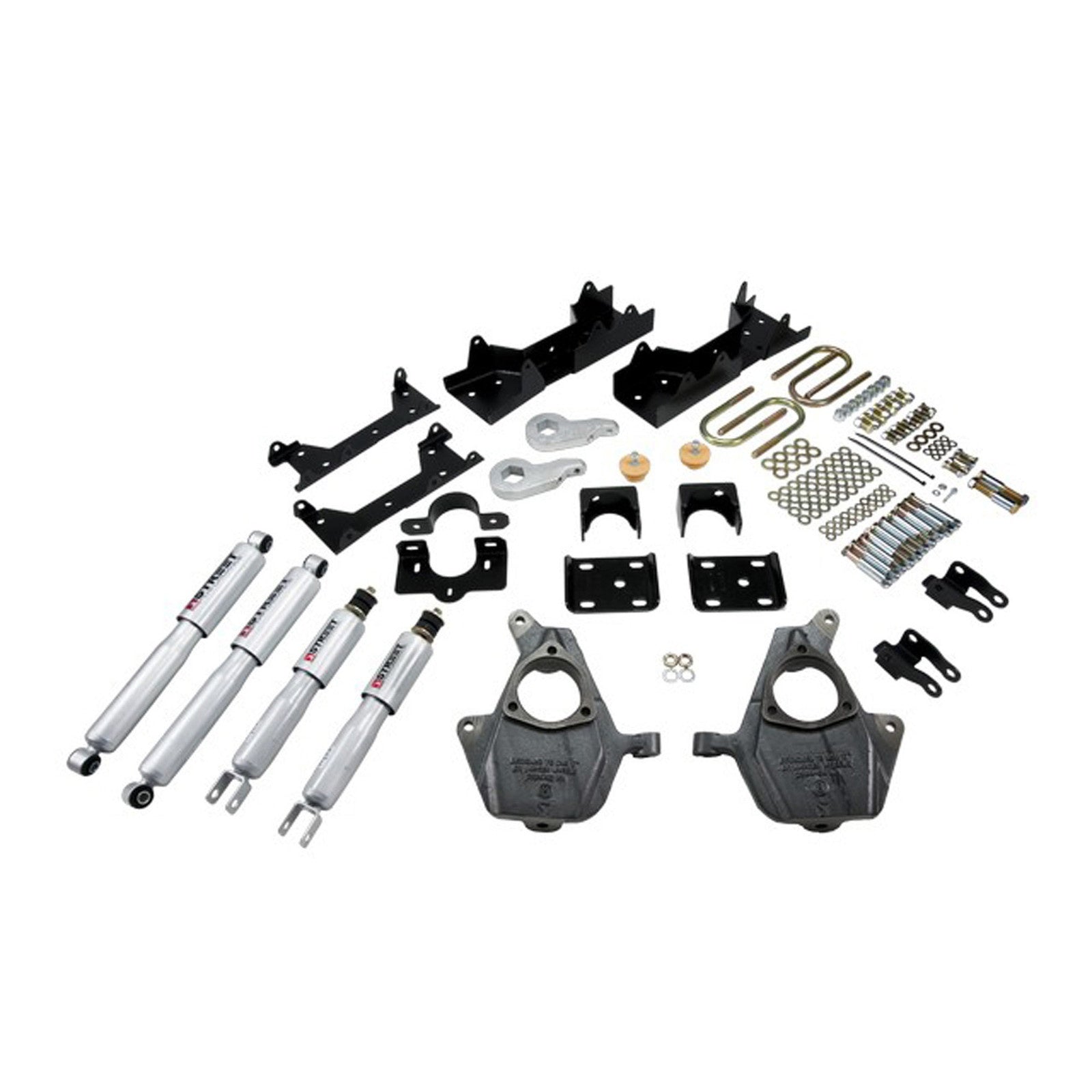 BELLTECH 662SP LOWERING KIT W/ SP SHOCKS (FRONT TORSION BAR SUSPENSION ONLY)