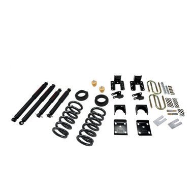 BELLTECH 673ND LOWERING KIT W/ NITRO DROP 2 SHOCKS