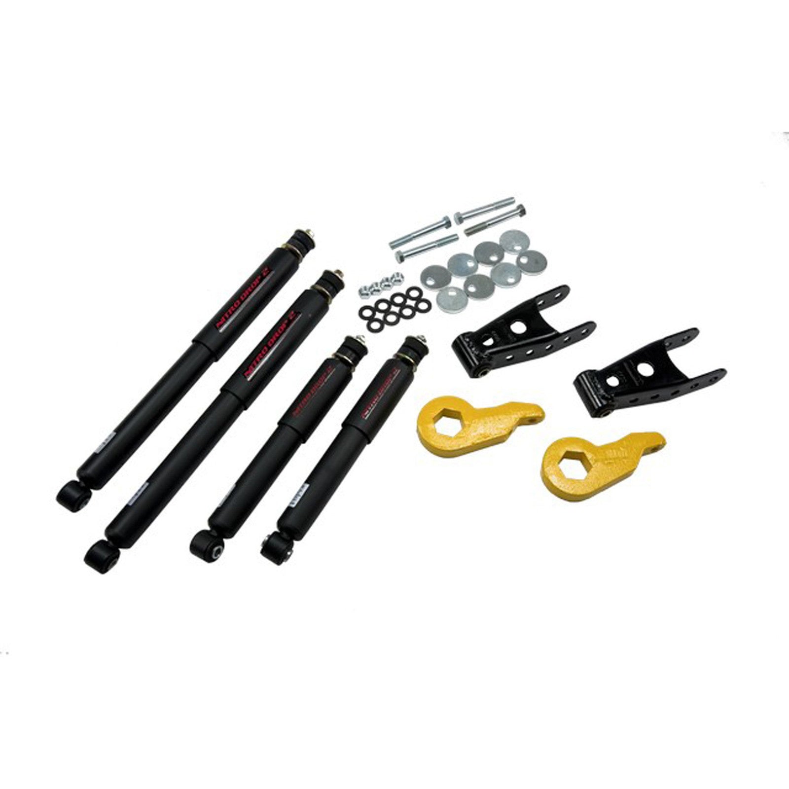 BELLTECH 936ND LOWERING KIT W/ NITRO DROP 2 SHOCKS