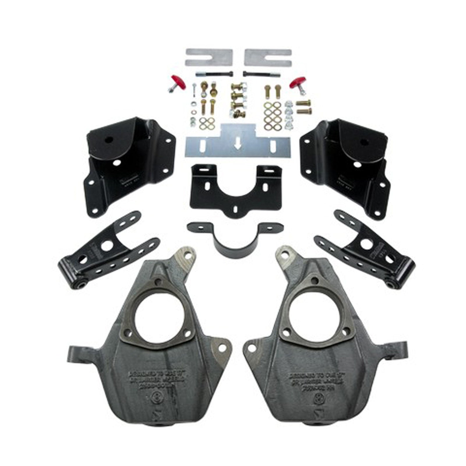 BELLTECH 947 LOWERING KIT W/O SHOCKS (FRONT TORSION BAR SUSPENSION ONLY)