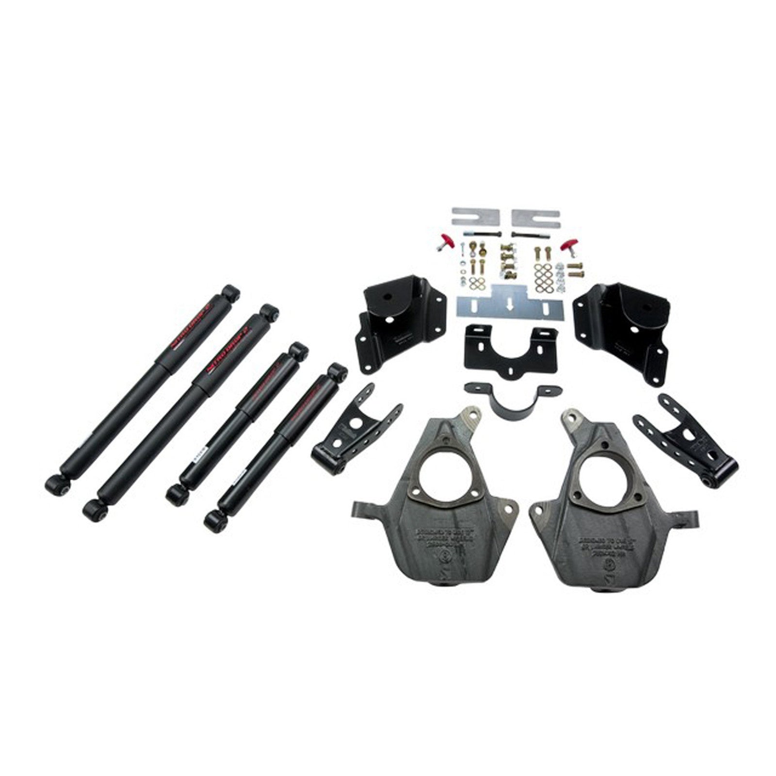 BELLTECH 947ND LOWERING KIT W/ ND2 SHOCKS (FRONT TORSION BAR SUSPENSION ONLY)