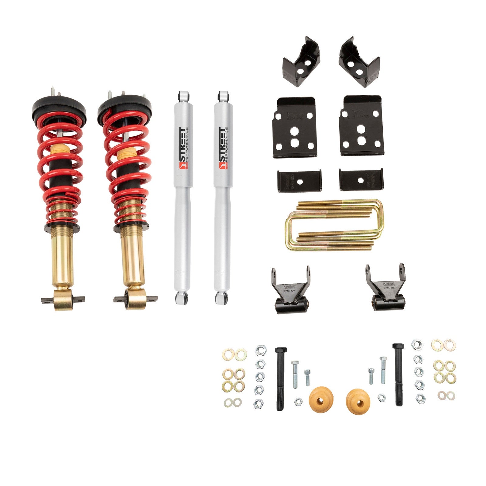 BELLTECH 1000SPC PERFORMANCE COILOVER KIT W/ HEIGHT ADJUSTABLE FRONT COILOVERS