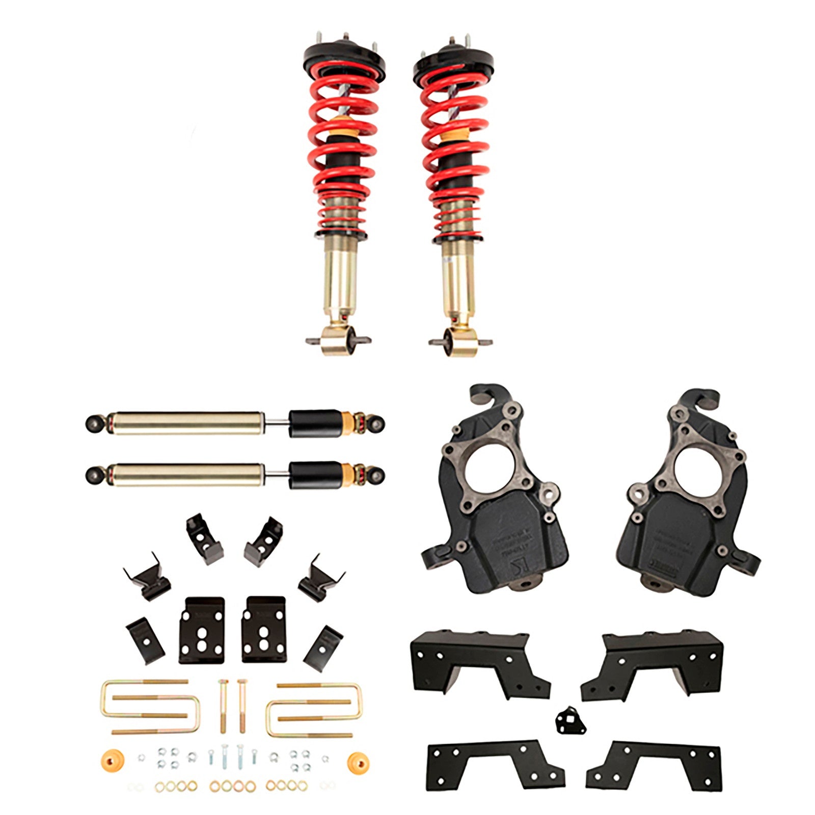 BELLTECH 1008SPAC PERFORMANCE COILOVER KIT PLUS W/ DAMPING/HEIGHT ADJUSTABLE FRONT COILOVERS