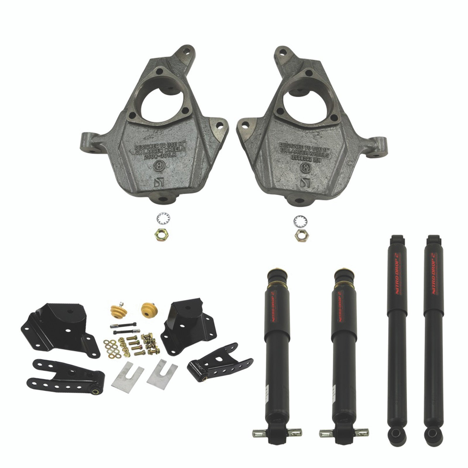 BELLTECH 1009ND LOWERING KIT W/ NITRO DROP 2 SHOCKS
