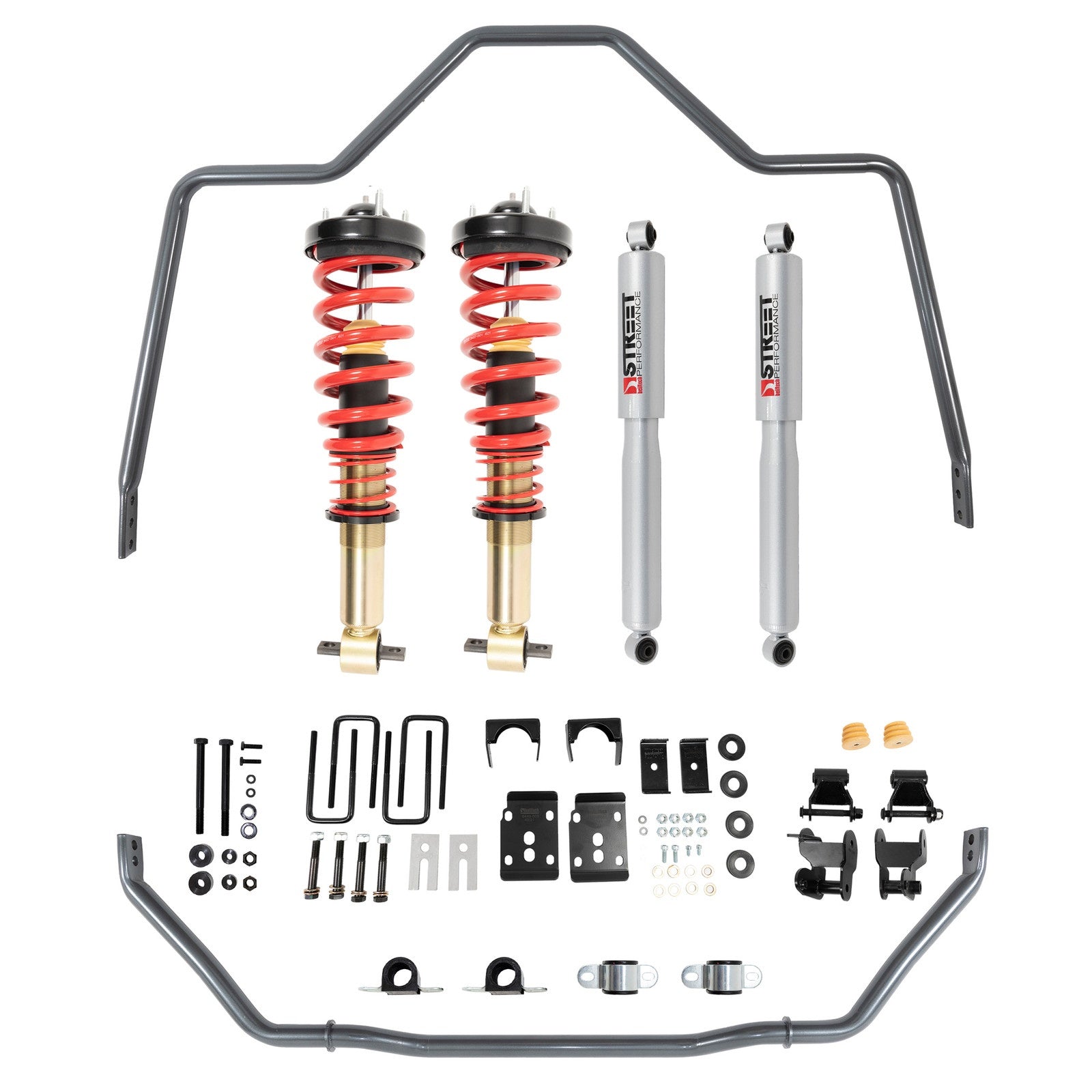 BELLTECH 1050HK PERFORMANCE HANDLING KIT W/ HEIGHT ADJUSTABLE FRONT COILOVERS & ANTI-SWAYBAR SET