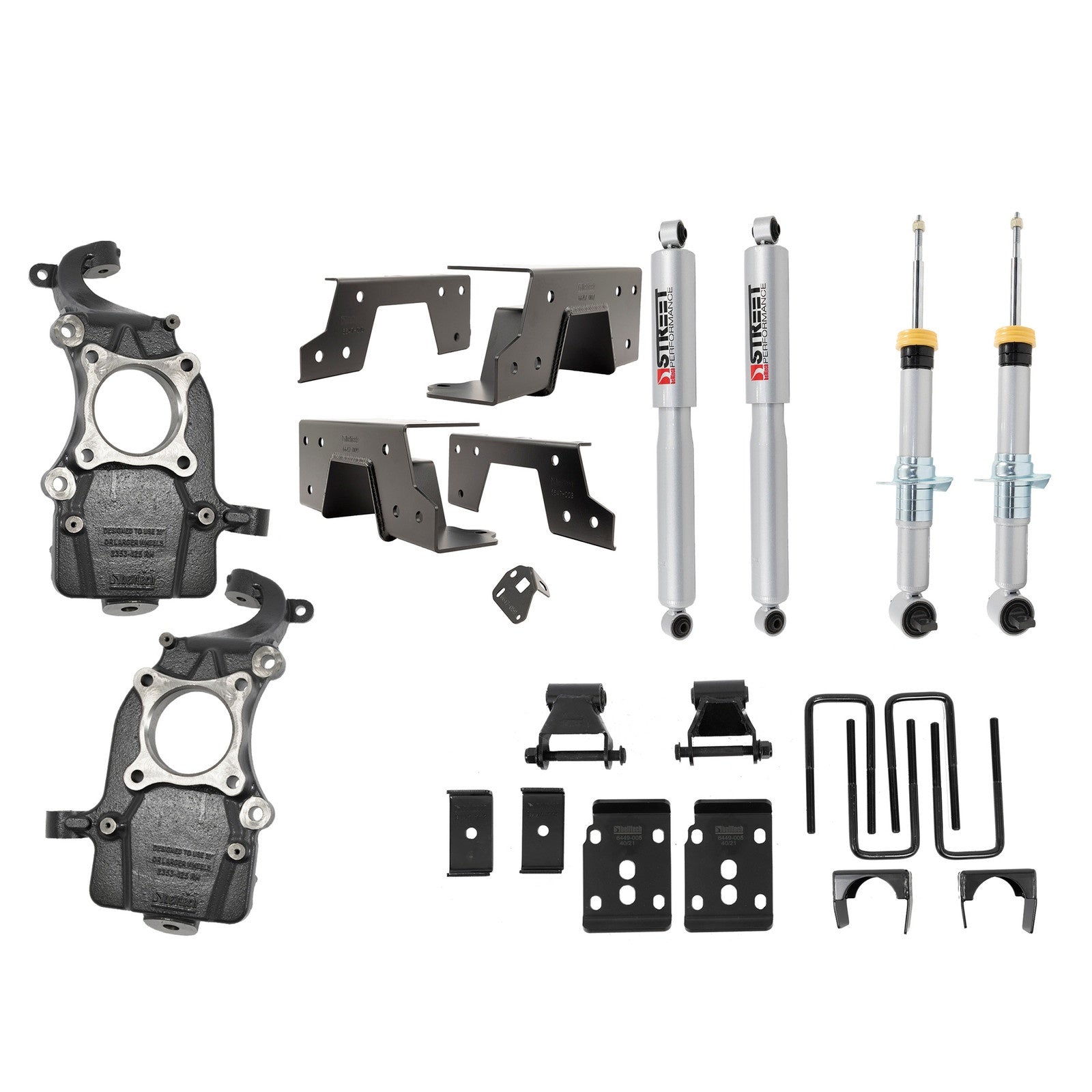 BELLTECH 1051SP LOWERING KIT W/ STREET PERFORMANCE STRUTS/SHOCKS