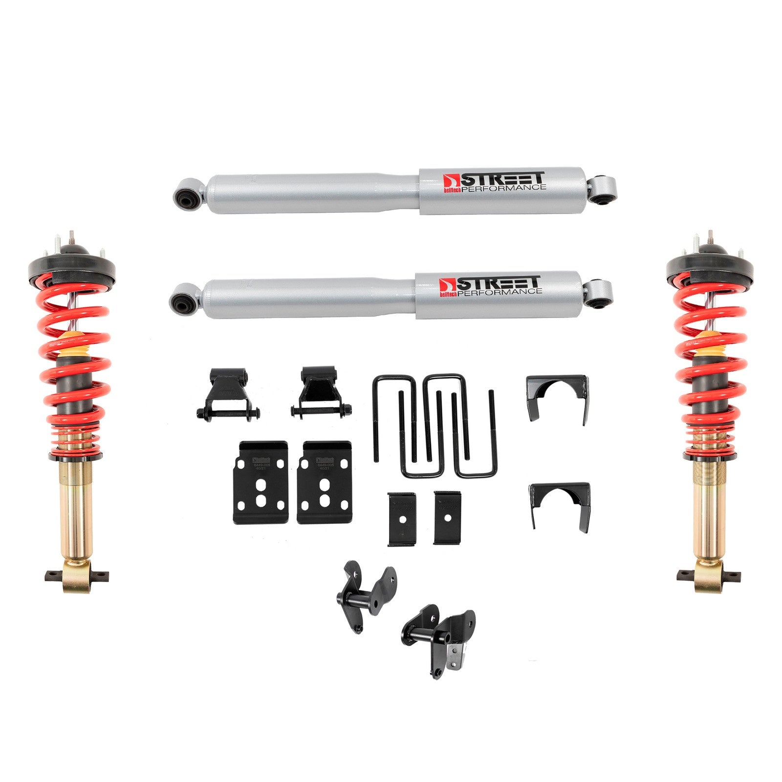 BELLTECH 1054SPC PERFORMANCE COILOVER KIT W/ HEIGHT ADJUSTABLE FRONT COILOVERS
