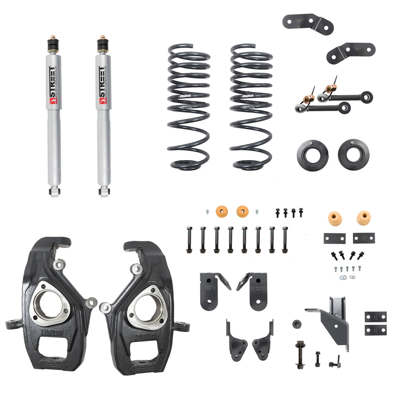 BELLTECH 1060SP LOWERING KIT W/ STREET PERFORMANCE SHOCKS