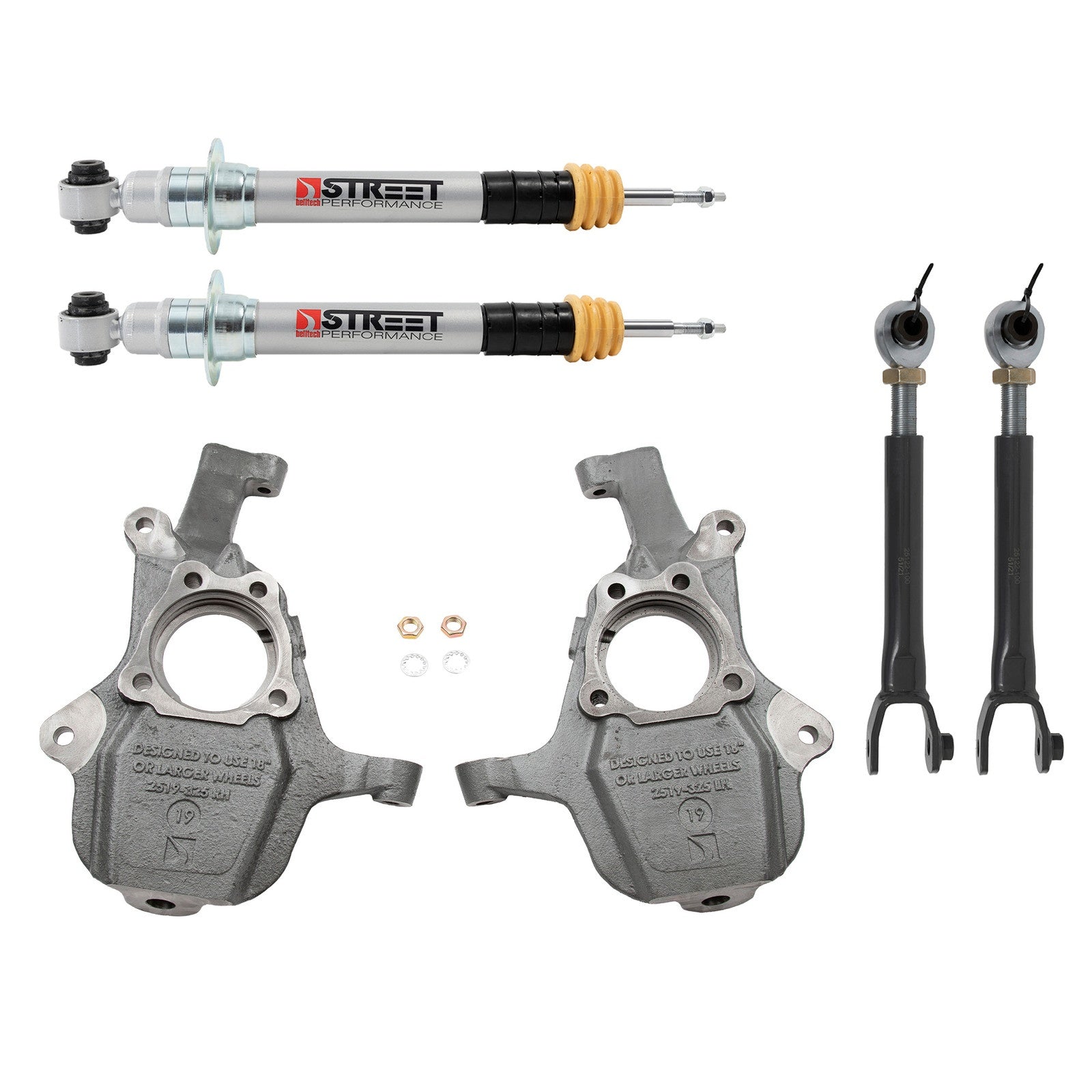 BELLTECH 1104 LOWERING KIT W/ STREET PERFORMANCE STRUTS