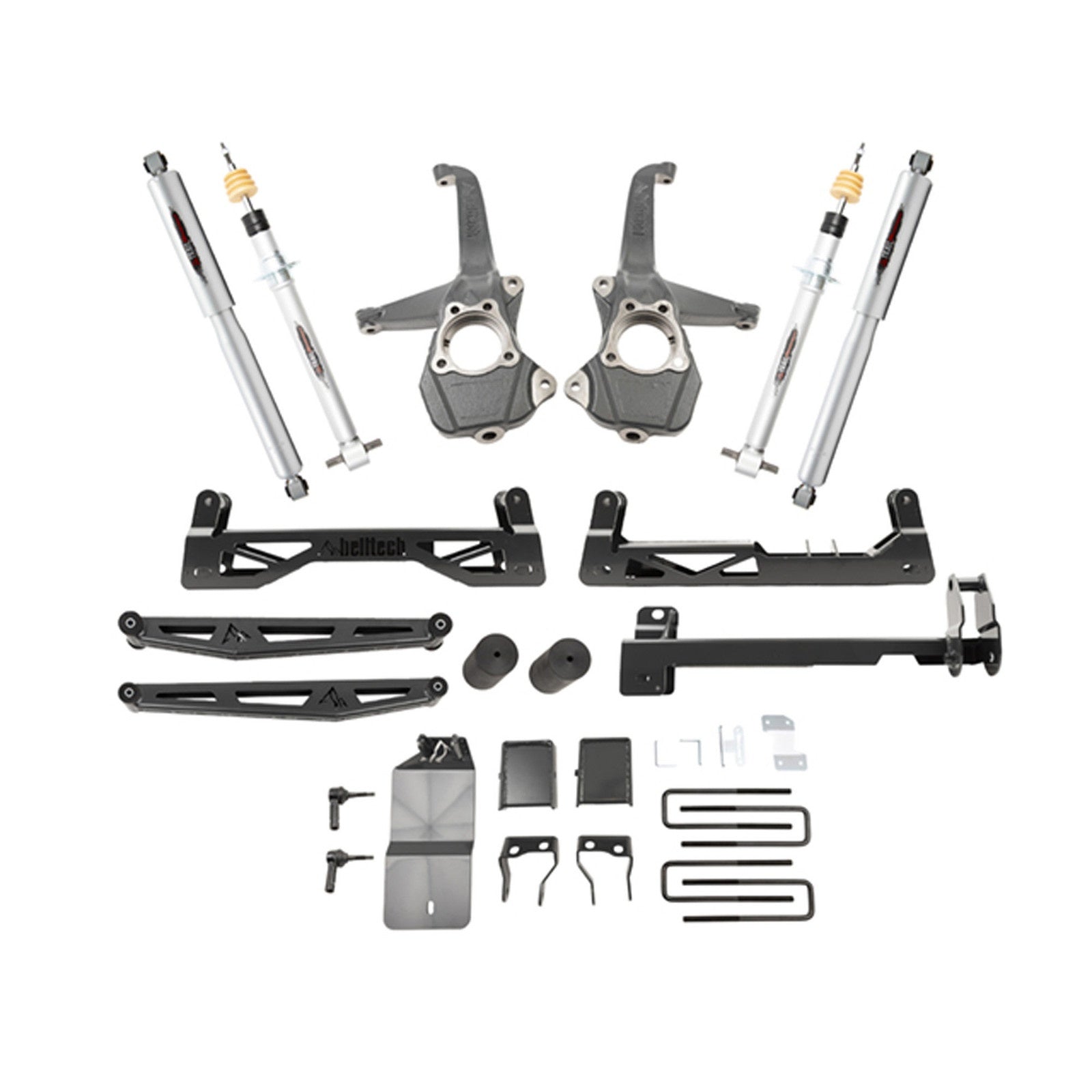 BELLTECH 150210TP 6-8 INCH LIFT KIT | FRONT AND REAR TRAIL PERFORMANCE STRUTS/SHOCKS