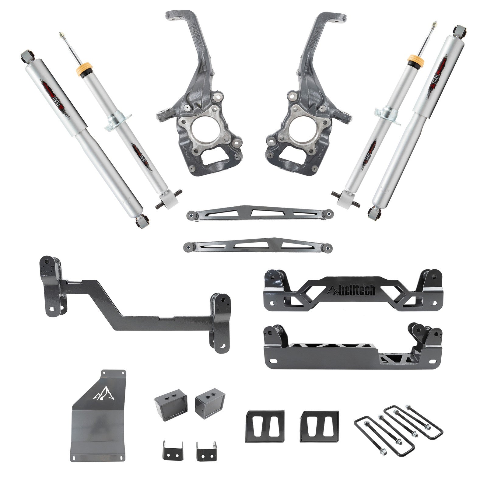 BELLTECH 152501TP 6-7 INCH LIFT KIT | FRONT AND REAR TRAIL PERFORMANCE STRUTS/SHOCKS
