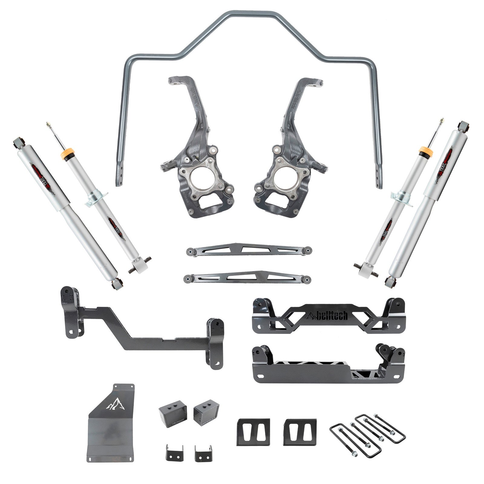 BELLTECH 152501TPS 6-7 INCH LIFT KIT | FRONT AND REAR TRAIL PERFORMANCE STRUTS/SHOCKS