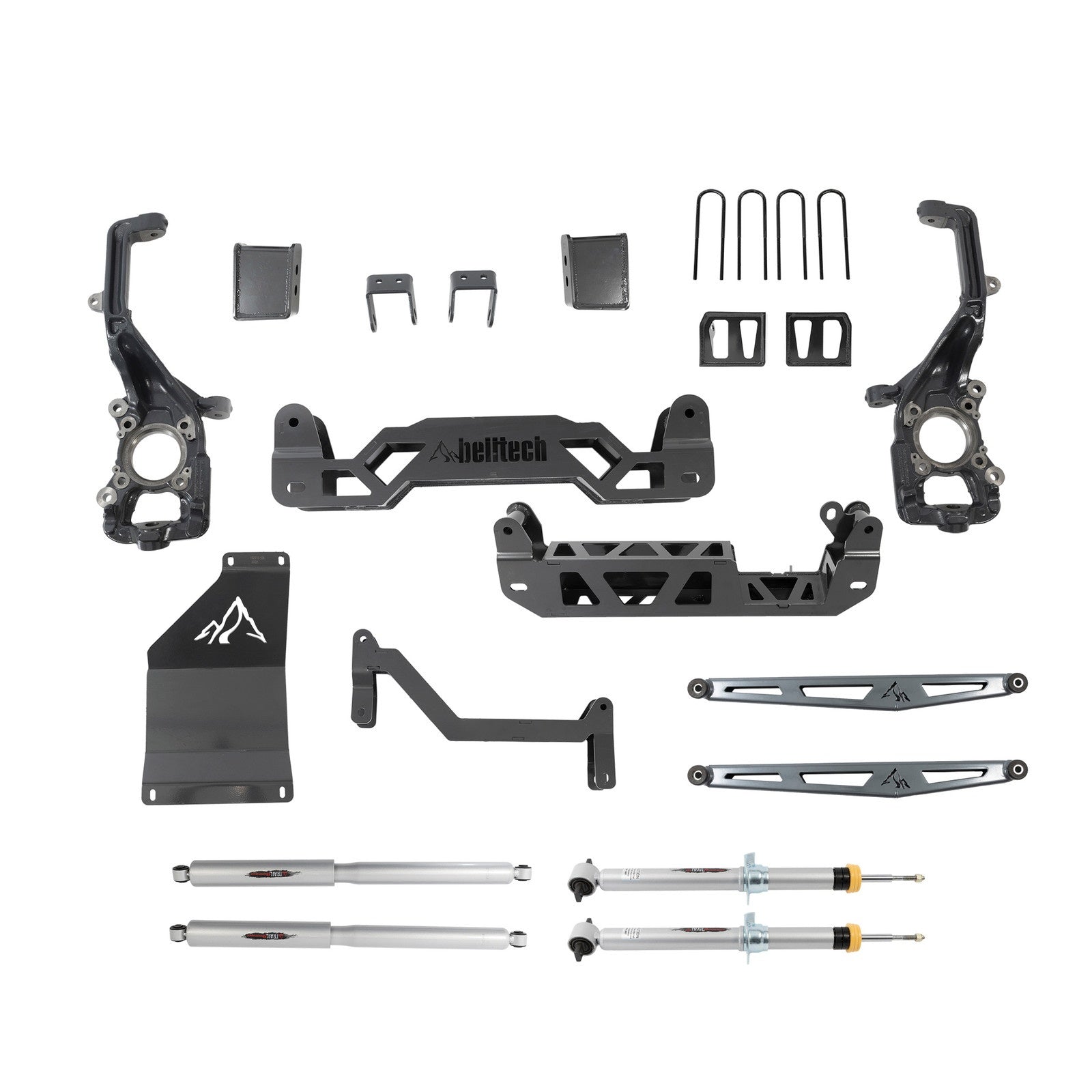 BELLTECH 152510TP 5-7 INCH LIFT KIT | FRONT AND REAR TRAIL PERFORMANCE STRUTS/SHOCKS