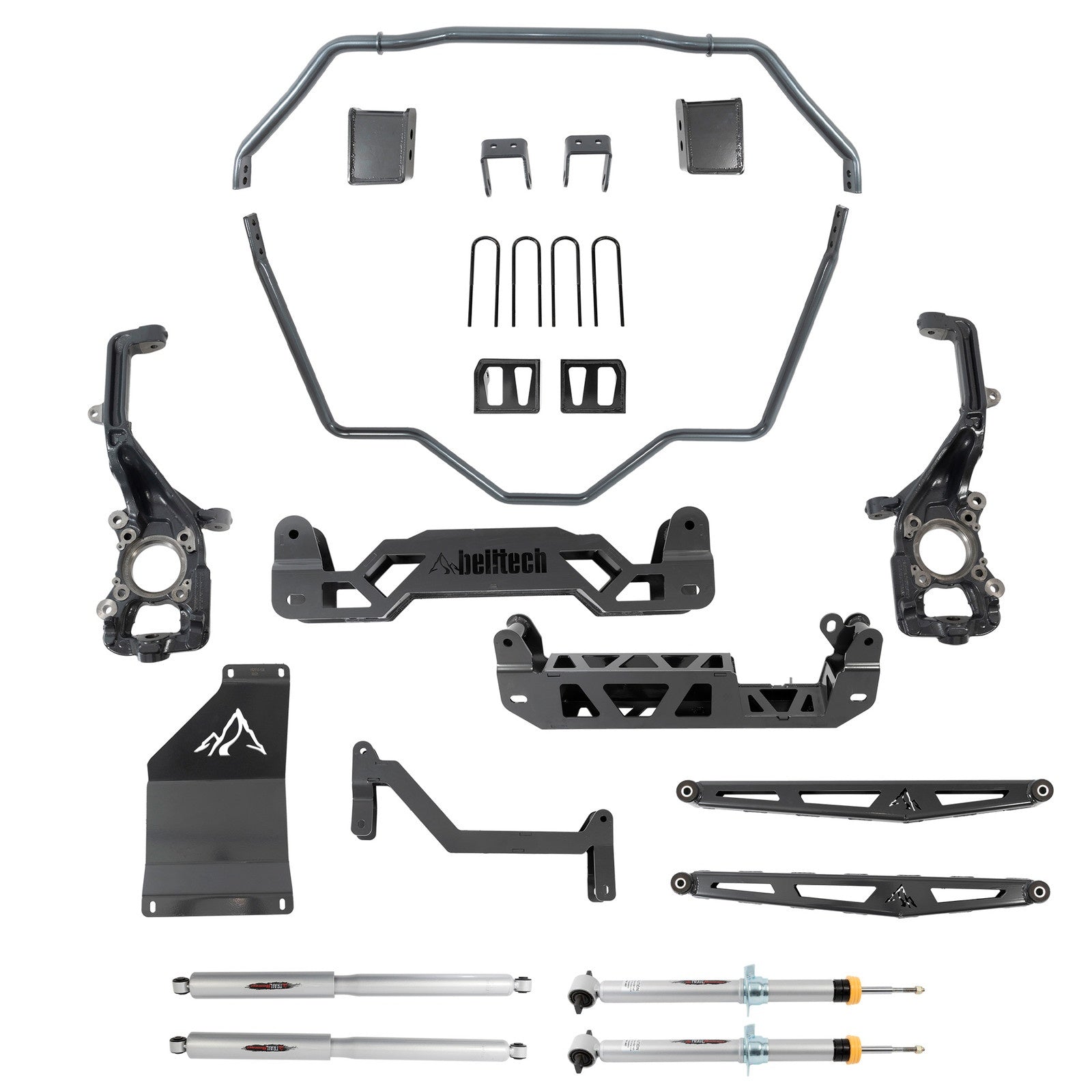 BELLTECH 152510TPS 5-7 INCH LIFT KIT | FRONT AND REAR TRAIL PERFORMANCE STRUTS/SHOCKS