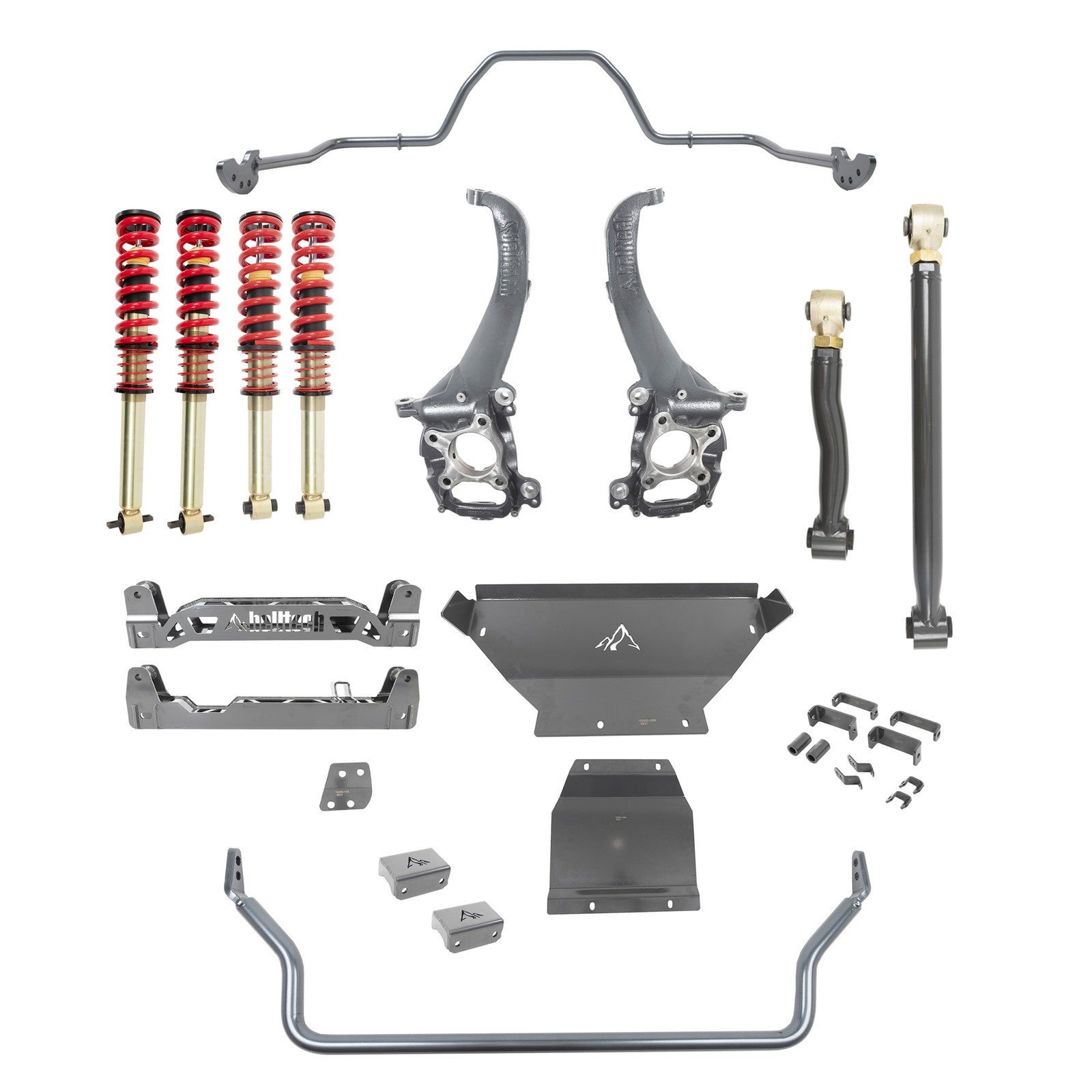 BELLTECH 152602HK 4-7.5 INCH LIFT KIT | FRONT AND REAR TRAIL PERFORMANCE COILOVERS