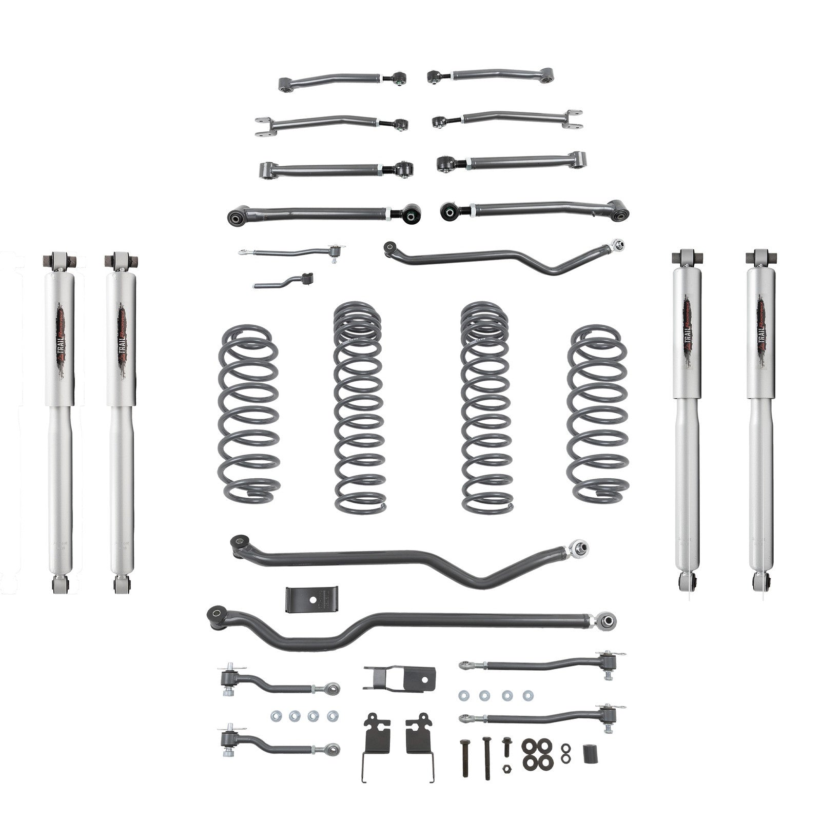 BELLTECH 153204TP 4 INCH LIFT KIT | FRONT AND REAR TRAIL PERFORMANCE SHOCKS