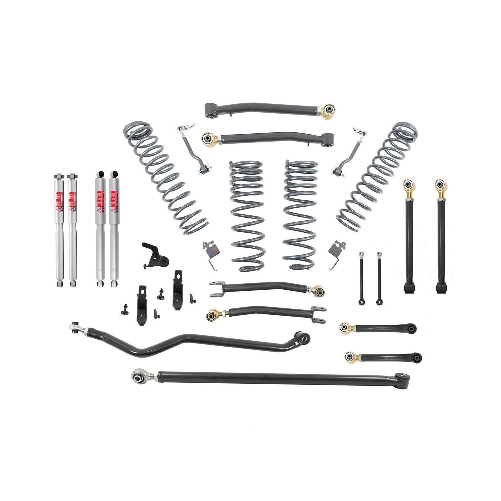 BELLTECH 153206TP 4 INCH LIFT KIT | FRONT AND REAR TRAIL PERFORMANCE SHOCKS