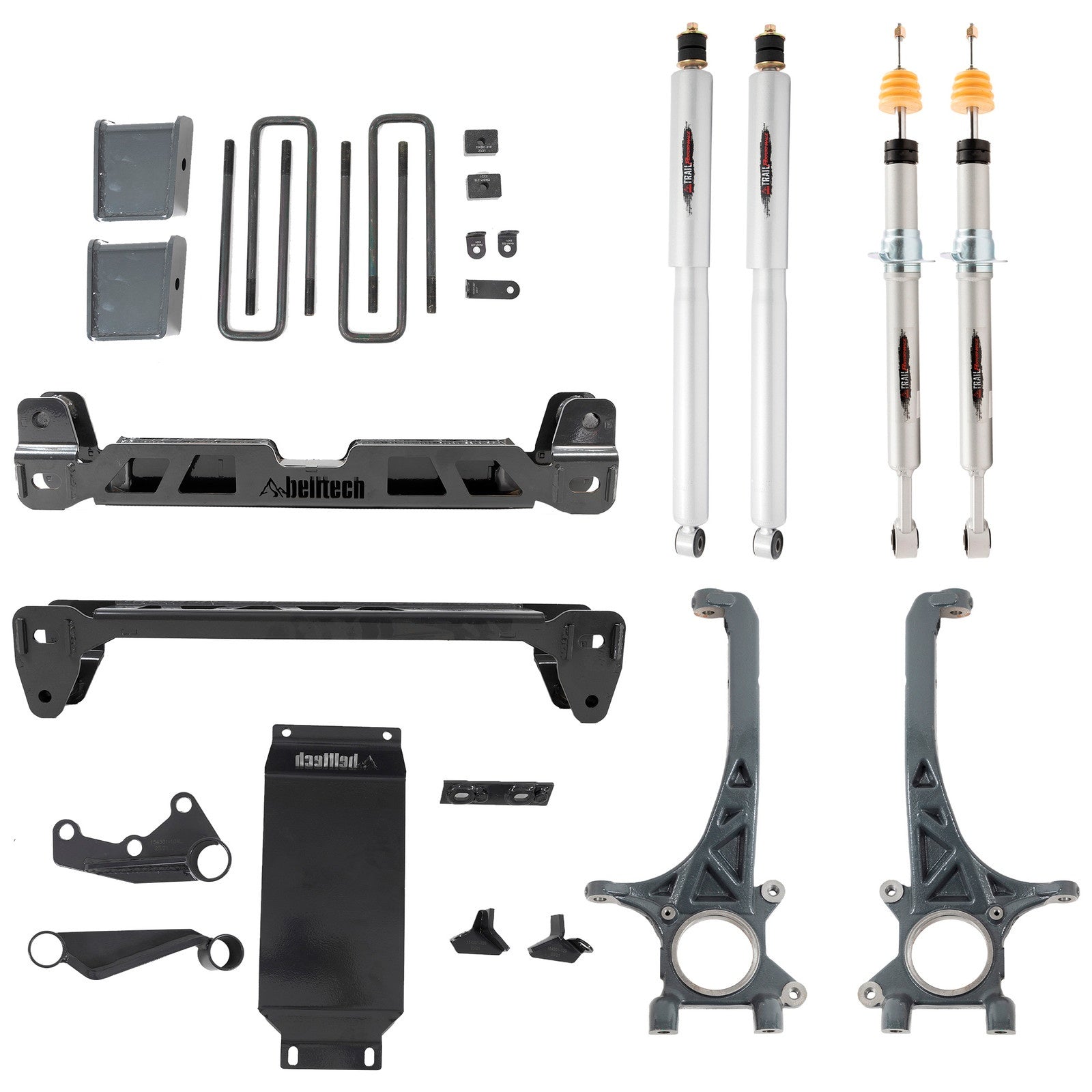 BELLTECH 154301TP 4-6 INCH LIFT KIT | FRONT AND REAR TRAIL PERFORMANCE STRUTS/SHOCKS