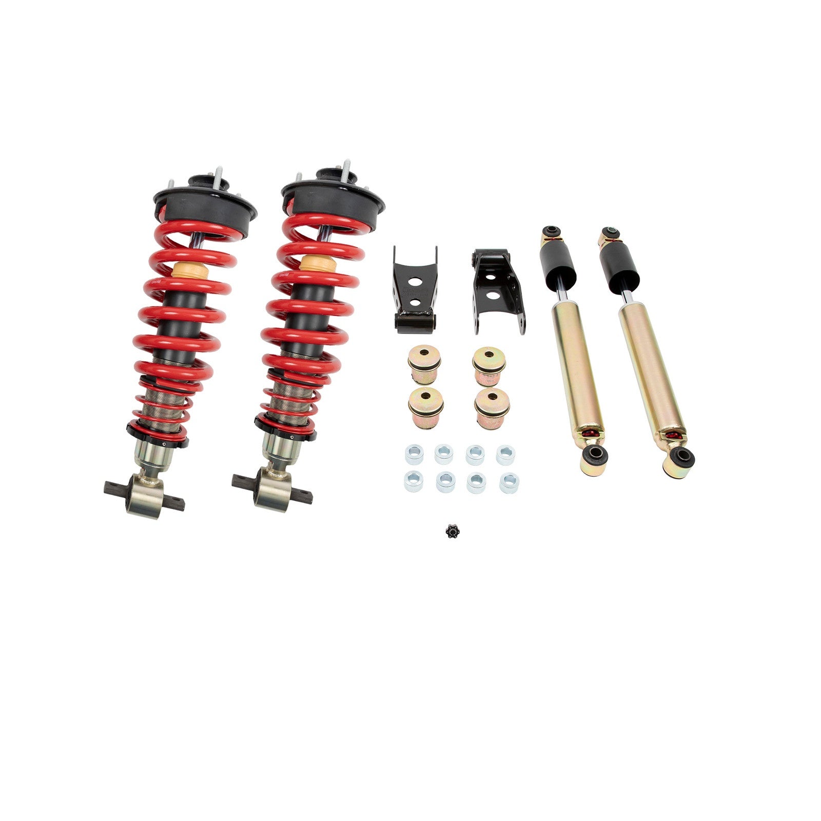 BELLTECH 985SPAC PERFORMANCE COILOVER KIT PLUS W/ DAMPING/HEIGHT ADJUSTABLE FRONT COILOVERS