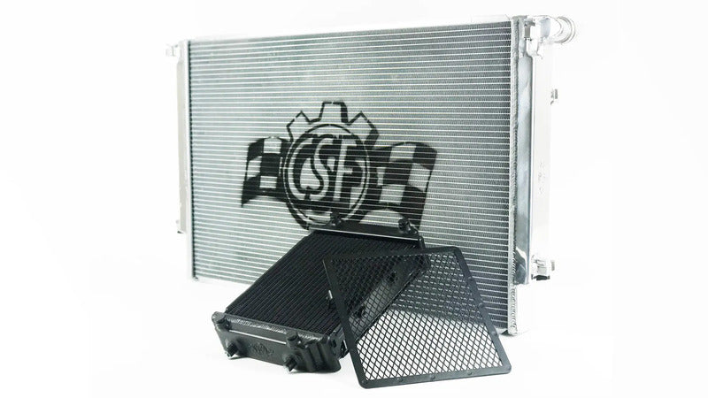 CSF VAG MQB Triple-pass Radiator Fits: Audi 8V A3 1.8TSi, Audi 8V S3, Audi 8S TT (2.0TSi), VW MK7 Golf GTi, VW MK7 Golf R, SEAT 5F Leon Cupra, SKODA 5