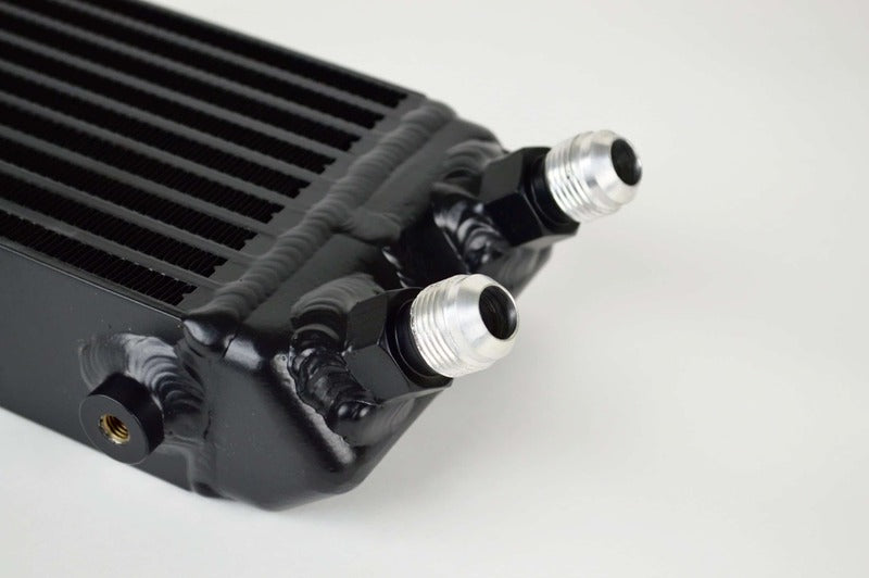 CSF Universal Dual-Pass internal/external oil cooler w/ -10 male fittings - 22.0L' x 5.0H' x 2.25W'