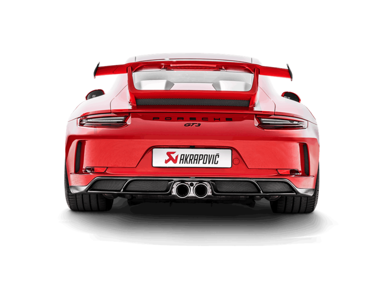 Akrapovic Porsche 991.2 GT3 Rear Carbon Fibre Diffuser - matte