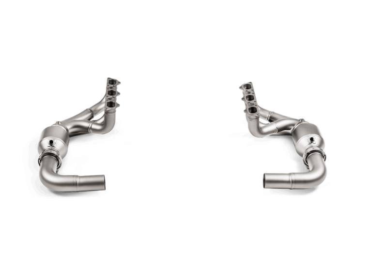 Akrapovic Porsche 991.2 GT3 Evolution Race Header Set (Titanium)