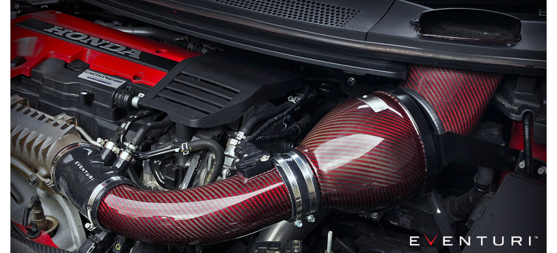 Eventuri V2 FK2 Civic Type R RHD Carbon intake with upgraded Carbon Tube