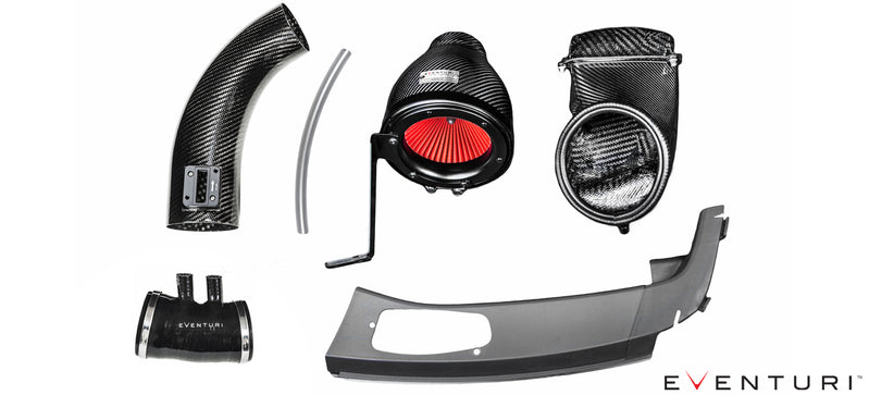 Eventuri V2 FK2 Civic Type R RHD Carbon intake with upgraded Carbon Tube