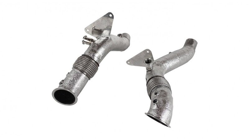 Novitec Ferrari F8 Tributo/Spider | Catalyst-Replacement Pipe Gold-Plated (Set Of Two)