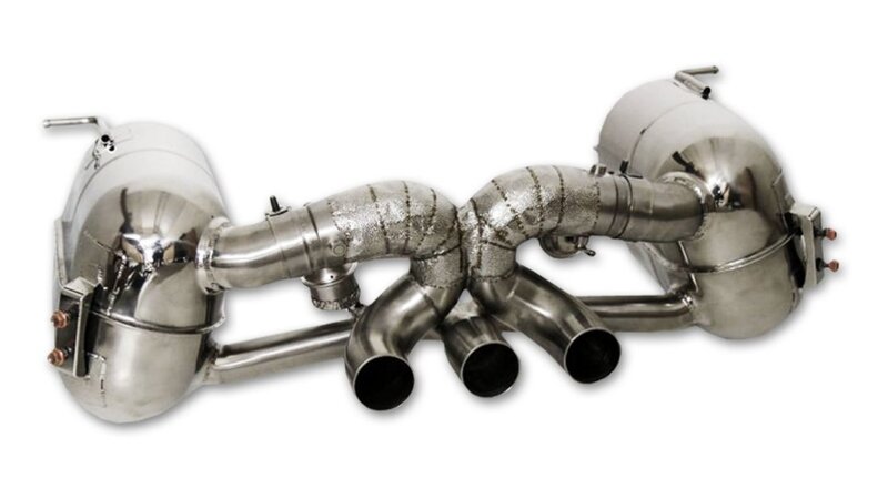 Ferrari 458 Spider/Italia | Power Optimised Exhaust System With Flap-Regulation (Stainless Steel)